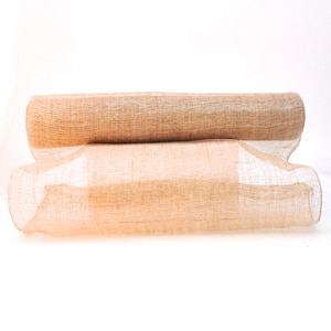 Jute reflet argent