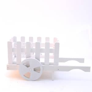 Brouette bois blanc