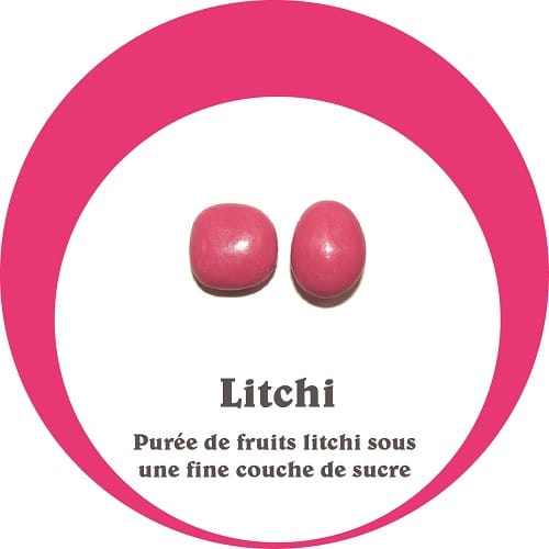 dragées Adam au fruit exotique parfum litchi