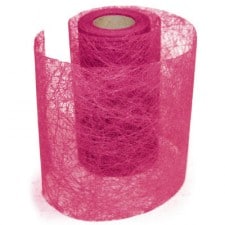 Intissé framboise