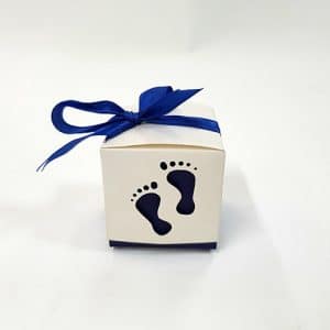 boite petits pieds bleu