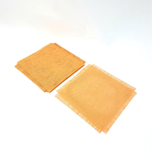 carré de jute