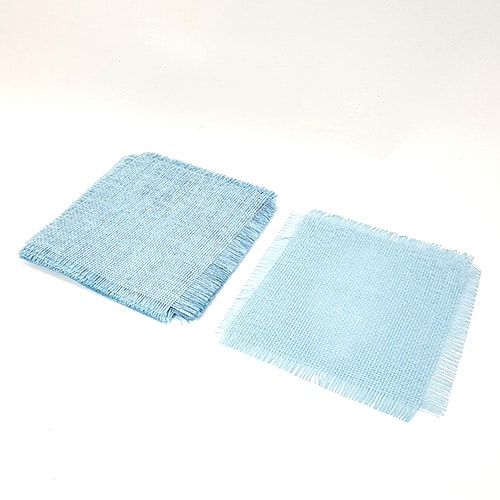 carré de jute