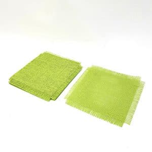 carré de jute