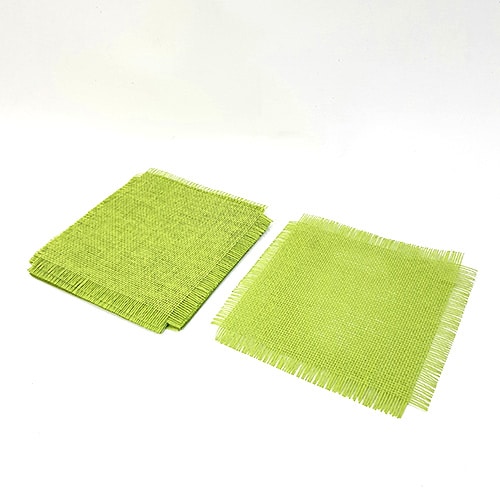 carré de jute