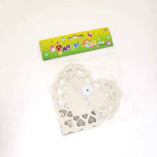 guirlande coeur blanc