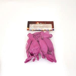Ballon double attache fuchsia
