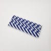 Lot de 25 pailles bleu foncé