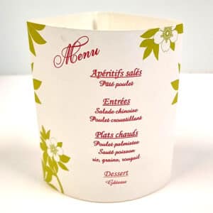 Menu photophore