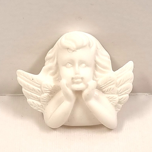 Mini sujet ange blanc à coller