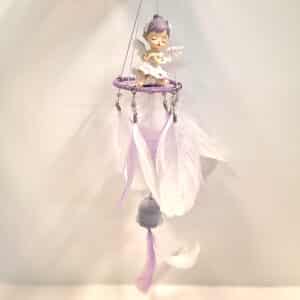 Carillon danseuse parme 7x50cm