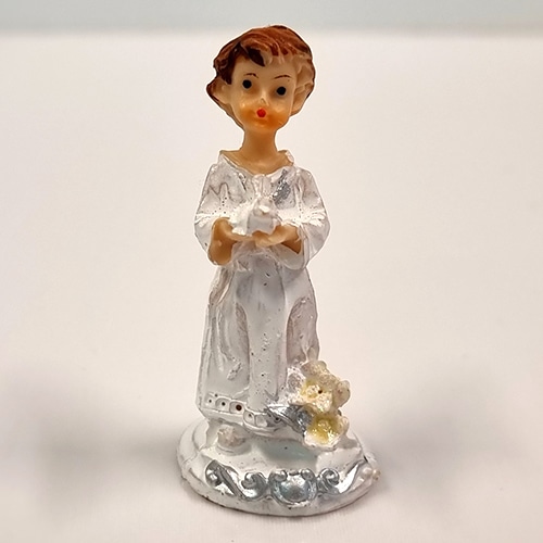 Mini sujet garçon pour communion ou confirmation H 7cm