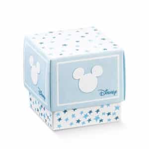 Boite cube mickey bleu