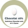Dragées au chocolat noir 40% cacao