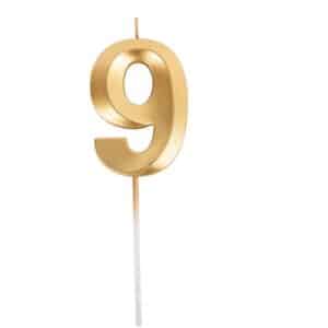 Bougie chiffre 9