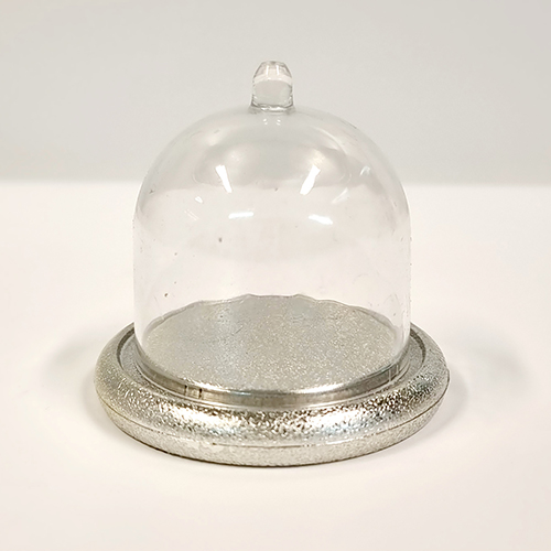 Mini cloche base argent
