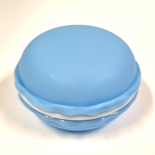 Boite macaron bleu