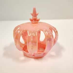Mini couronne rose nacré