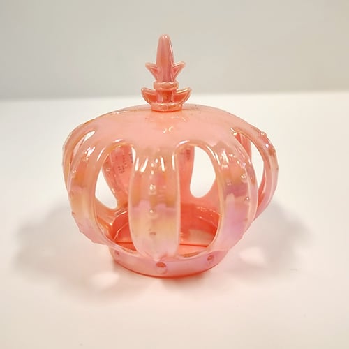 Mini couronne rose nacré