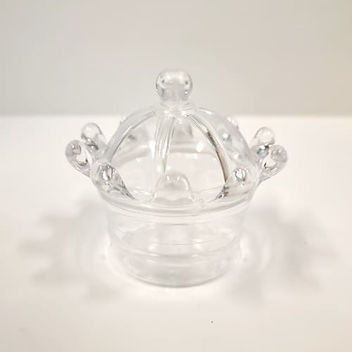 Mini couronne transparente