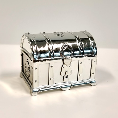 Mini coffre argent