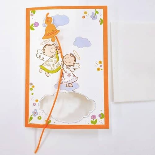 Carte ange et cloche – Image 1