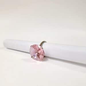 Rond de serviette diamant rose