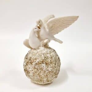 Sujet colombes 7x13cm