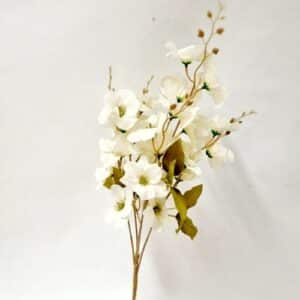 Tige de fleurs blanc cassé 55cm
