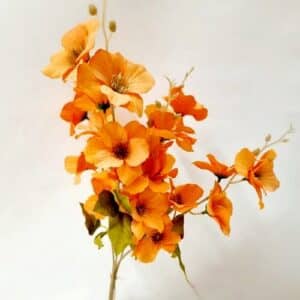 Tige de fleurs orange 55cm