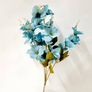 Tige de fleur bleu 55cm