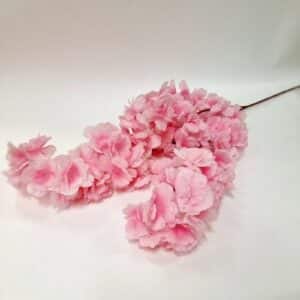 Tige de fleurs de cerisier rose foncé 99cm