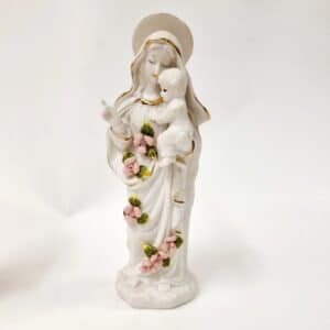Statue Vierge à l'Enfant 20.5x7x4.5cm