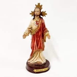 Statue Sacré-Coeur de Jésus 20x9x4cm