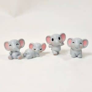 Mini sujet éléphant 3.1x3.6cm