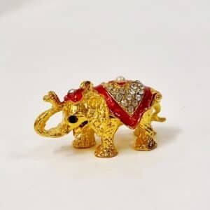 Eléphant rouge 5x3cm