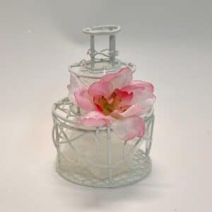 Pièce montée + fleur de cerisier + tulle