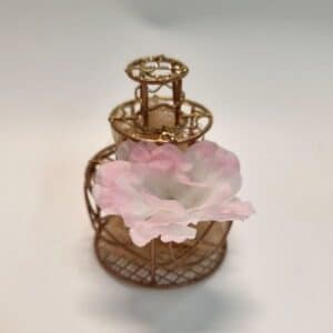 Pièce montée + fleur de cerisier + tulle