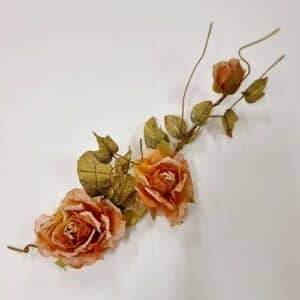Fleur givrée 34cm