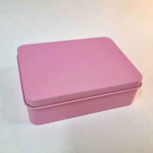 Coffret métal rectangulaire 12.3*9.4*3.9cm