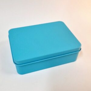 Coffret métal rectangulaire 12.3*9.4*3.9cm