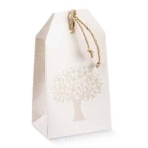 Boite pochette haute motif arbre