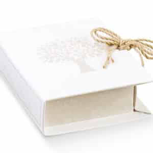 Boite livre motif arbre