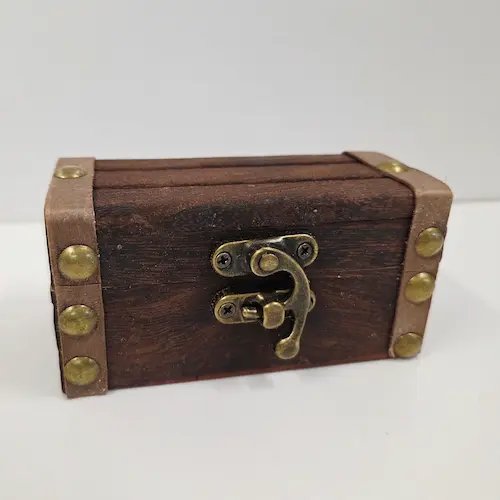 Coffre bois 9.8x5x4.7cm – Image 1